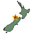 Map showing earthquake location. Map showing earthquake location.